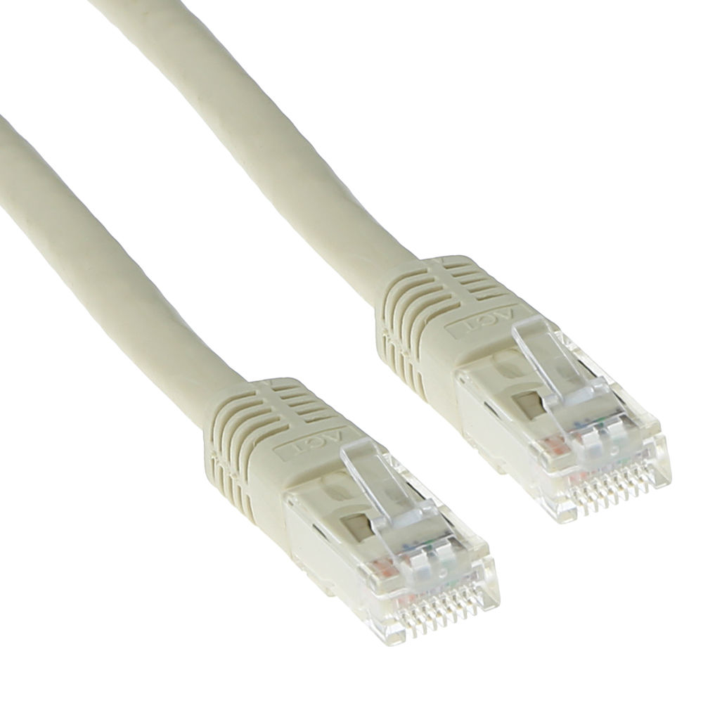 ACT IB8410 U/UTP CAT6 Patchkabel Ivoor - 10 meter