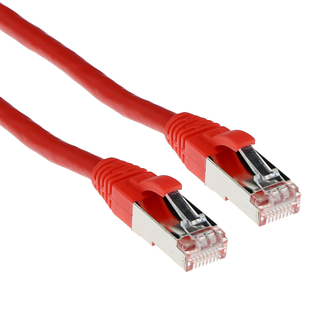 ACT FB6507 SFTP CAT6A Patchkabel Snagless Rood - 7 meter