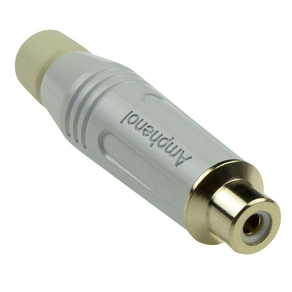 Amphenol ACJR-WHT RCA Connector | Female | Wit