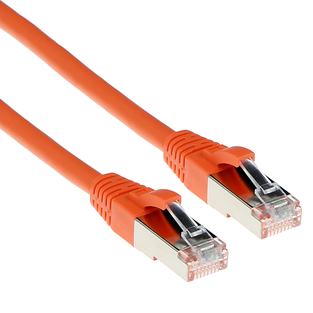 ACT FB2110 LSZH SFTP CAT6A Patchkabel Snagless Oranje - 10 meter