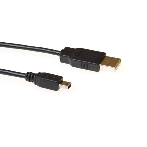 ACT SB2415 USB 2.0 A Male/USB Mini B5 Male - 5 meter