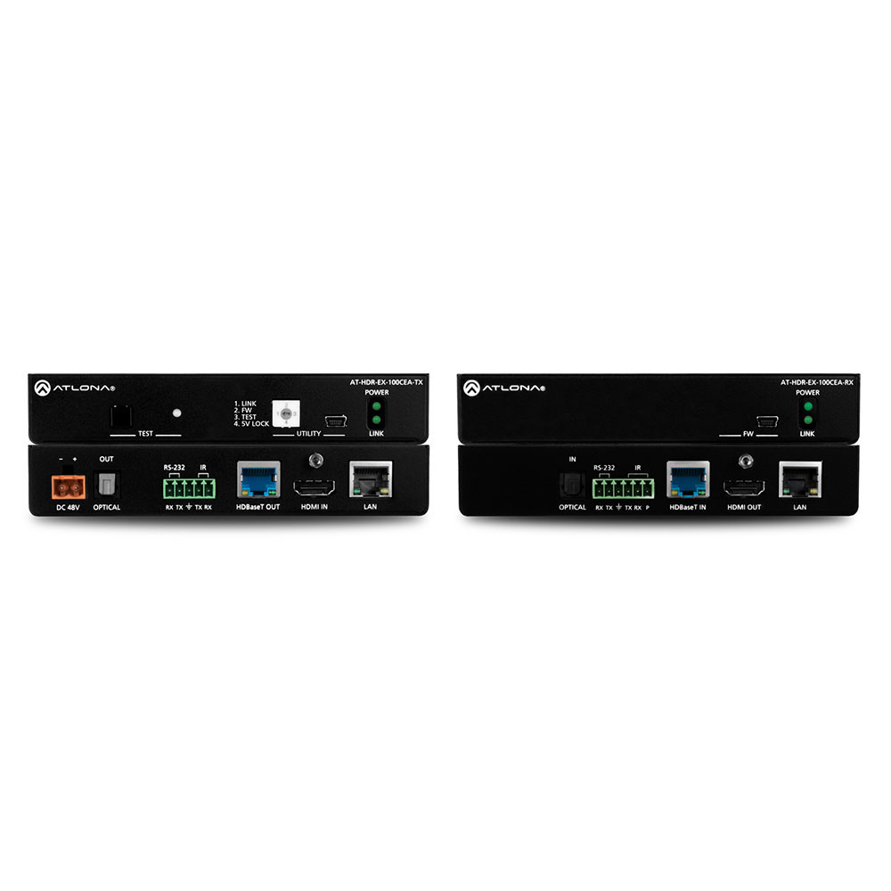 Atlona AT-HDR-EX-100CEA-KIT 4K HDR HDMI Extender - 100 meter