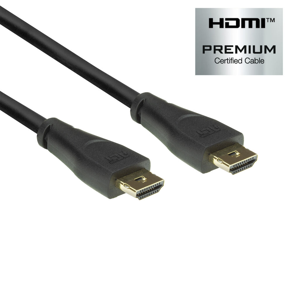 ACT AK3861 HDMI 4K Premium Certified Locking Kabel - 90 cm