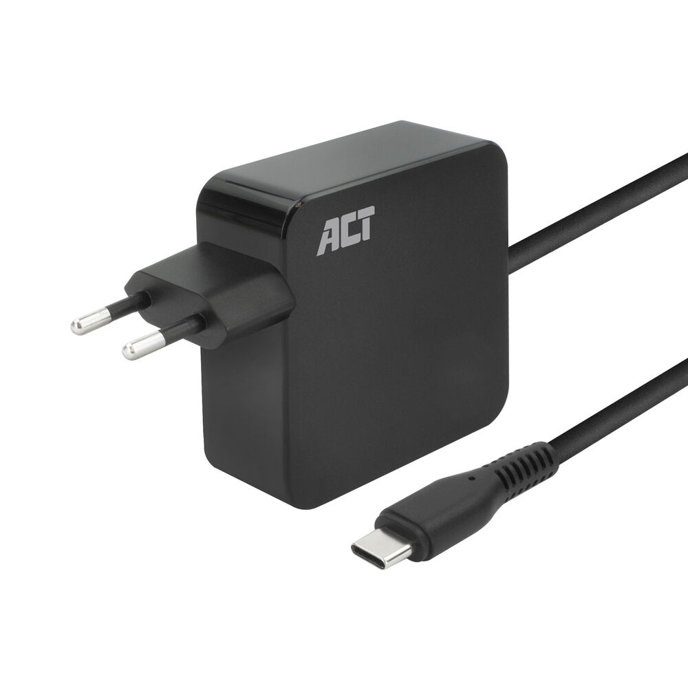 ACT AC2010 Universele USB-C Snellader | 65W | Power Delivery-Profielen | 2 meter