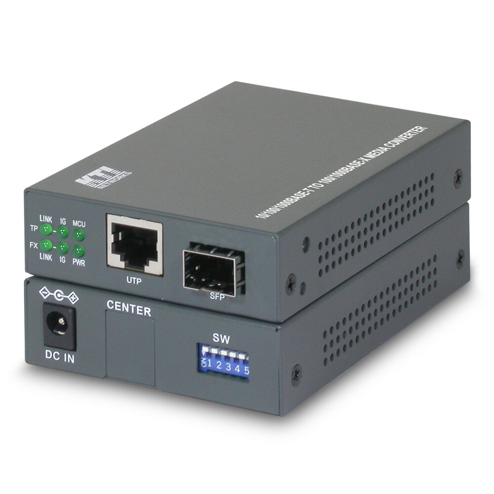 KTI Networks KGC-301 Networks KGC-301 10/100/1000Base-T naar 100/1000Base-X Media Converter