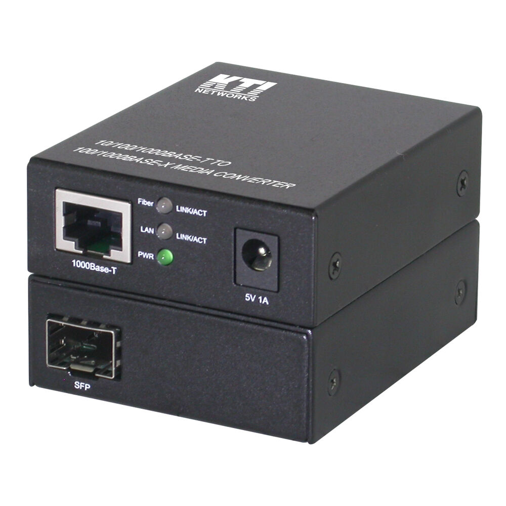 KTI Networks KGC-200 KGC-200 10/100/1000Base-T to Dual-speed Fiber Media Converter