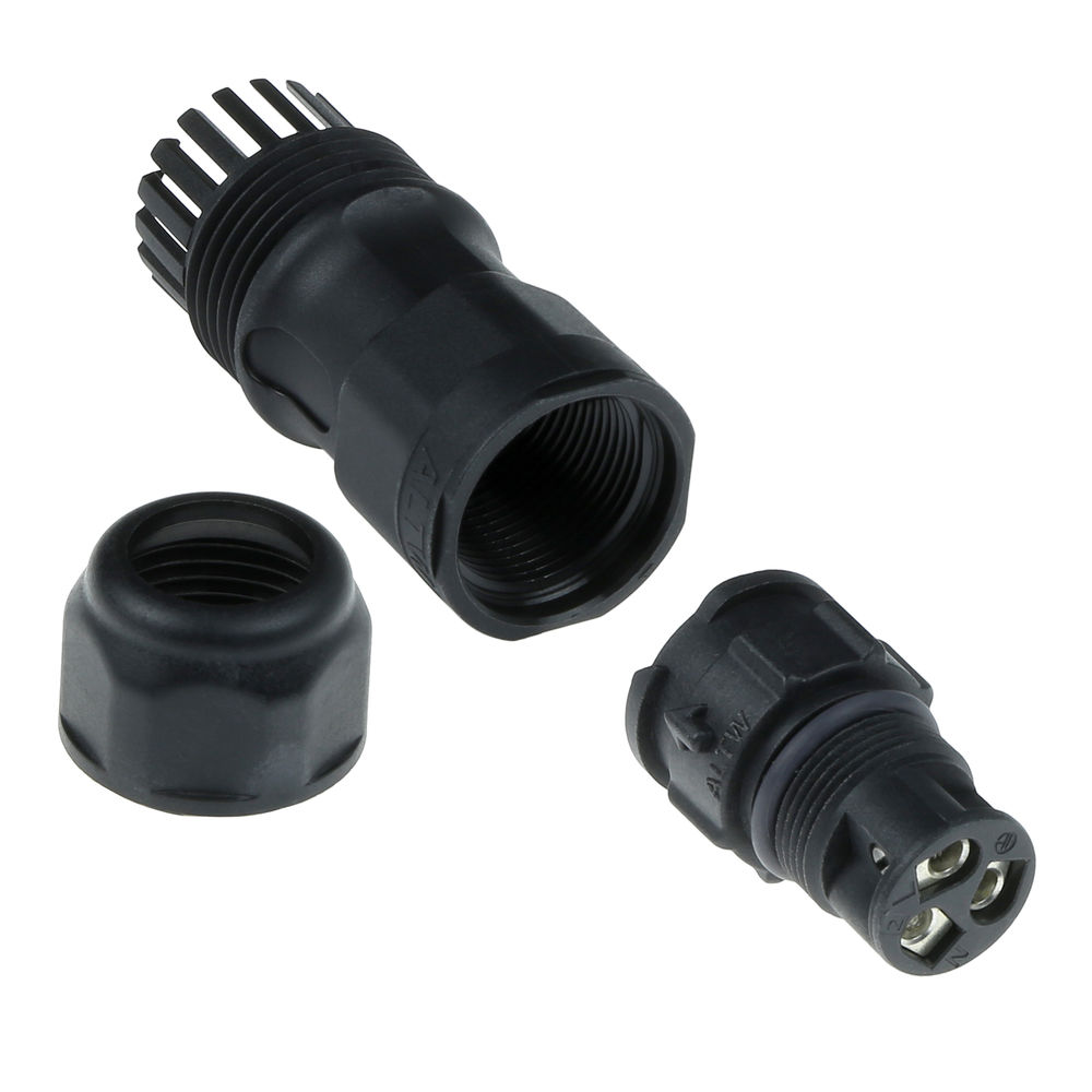 Amphenol CC-03BMFB-QL8APP X-Lok 3 Pin Male Connector | Female Contact | Middle Size | Soldeer | 20 A