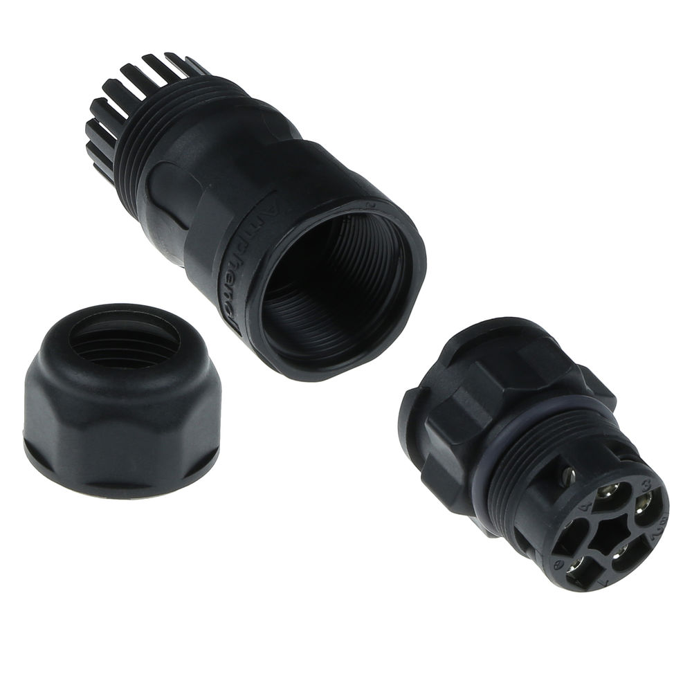 Amphenol DC-05BMMB-QL8APP X-Lok 5 Pin Male Connector | Male Contact | Large Size | Schroef | 20 A