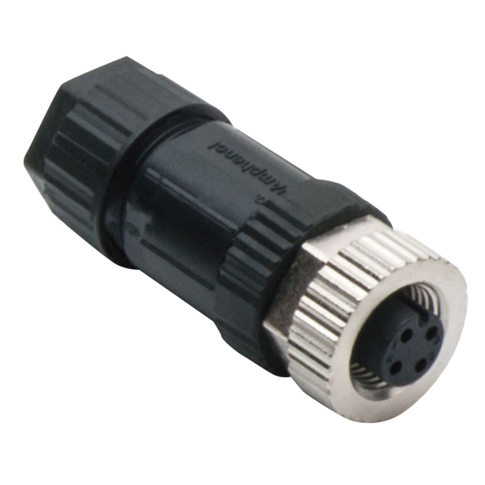 Amphenol M12A-03BFFB-SL7001 M SERIES 3 polig connector female M12 A-coding SCREW FE