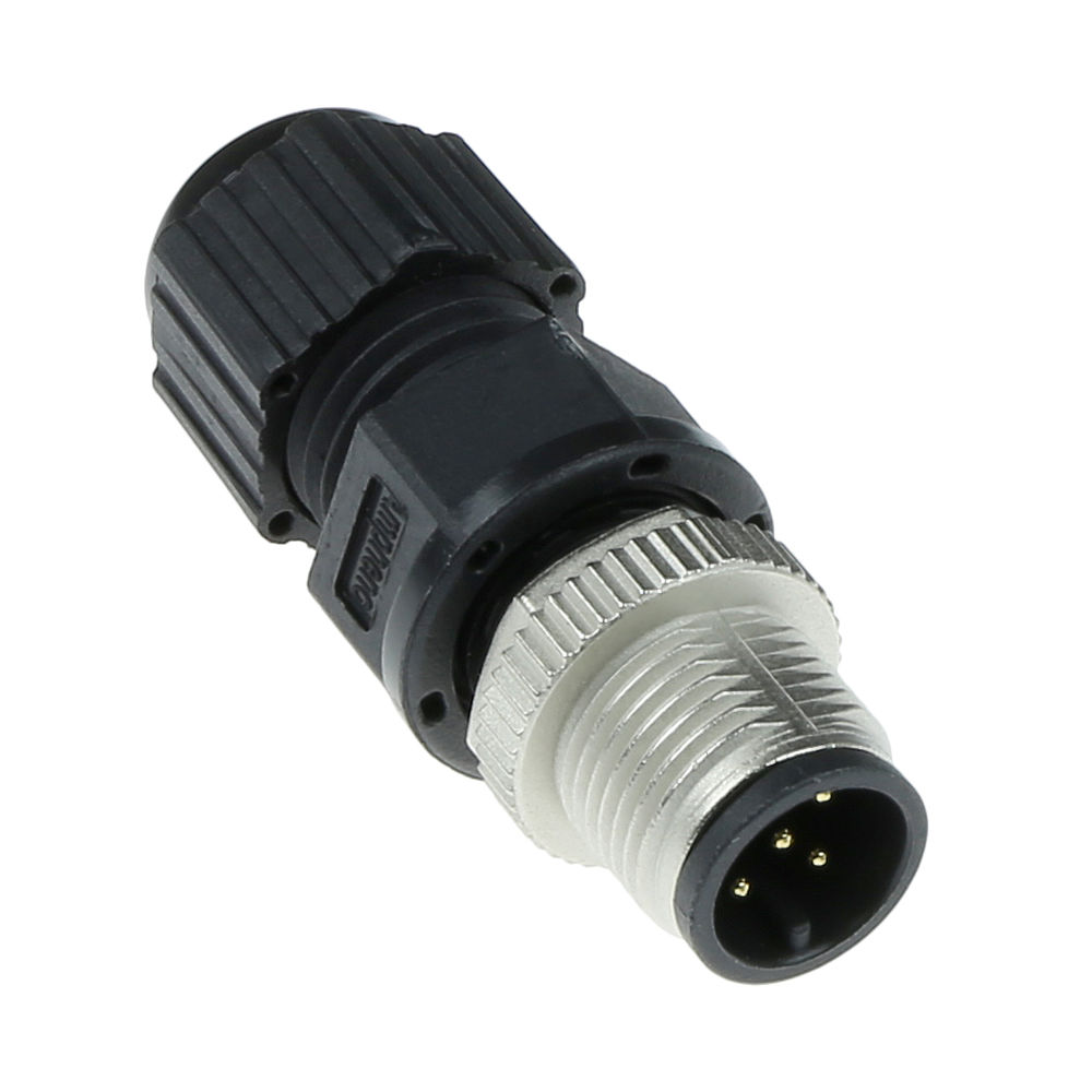 Amphenol M12A-05BMMA-SL8001 M SERIES 5 polig connector male M12 A-coding Solder male