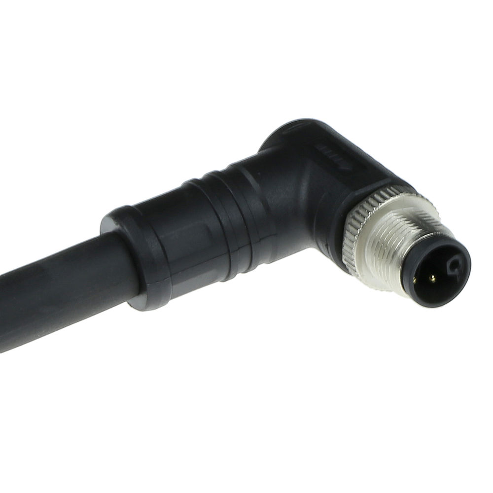 Amphenol M12L-05BMMM-SR8H01 M SERIES 5 polig connector male M12 L-coding molded male - 1 meter