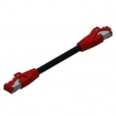 CONEC 17-60015 CAT5E Industriële Patchkabel | 4x2xAWG26 | TPU | Rood | 10 meter