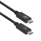 ACT AC7431 USB-C Kabel | USB4® 20Gbps | Aansluitkabel | C male - C male | USB-IF gecertificeerd | 1 meter